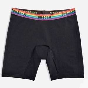 ⭐️NEW⭐️ TomboyX First Line Leakproof 9" Boxer briefs LC period underwear - Black